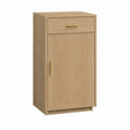 Highboard mit Tür und Schublade Eiche hell Holzwerkstoff 60 x 120 x 40 cm