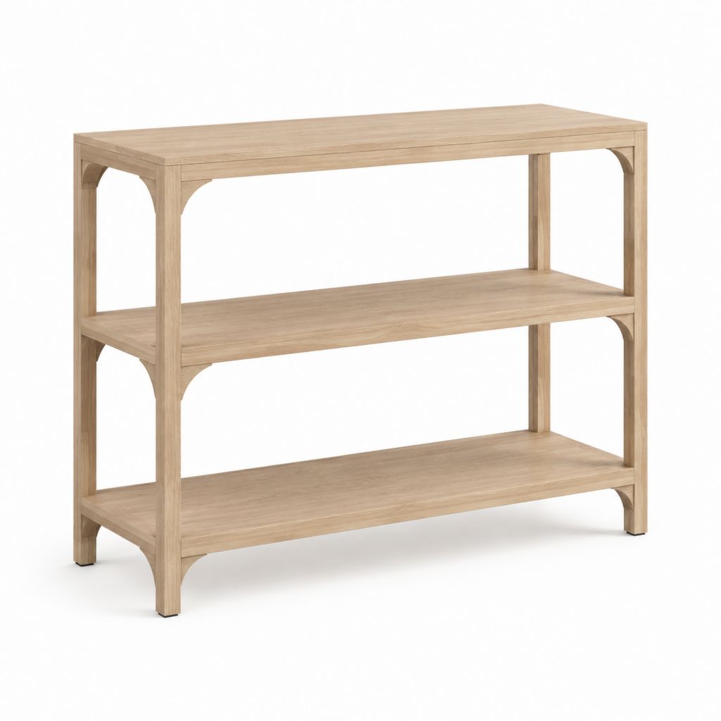 Bücherregal 3 Ebenen Natur MDF mit Eichenfurnier Rechteckig 100 x 35 x 90 cm